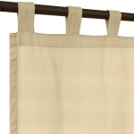 Sunbrella�® Canvas Antique Beige with Tabs - 50 in. x 120 in.